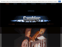 Tablet Screenshot of gambler-rockband.de